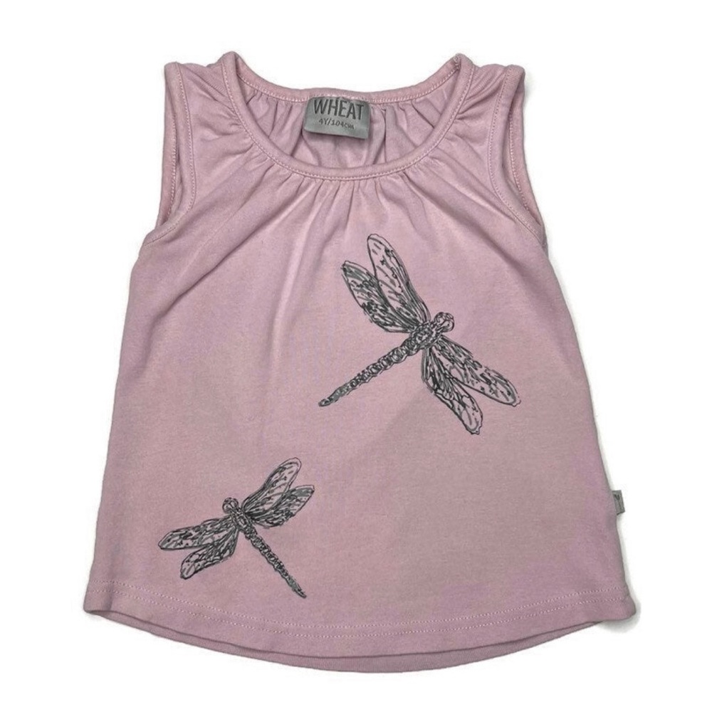 Wheat‎ Dragonfly Tank Top